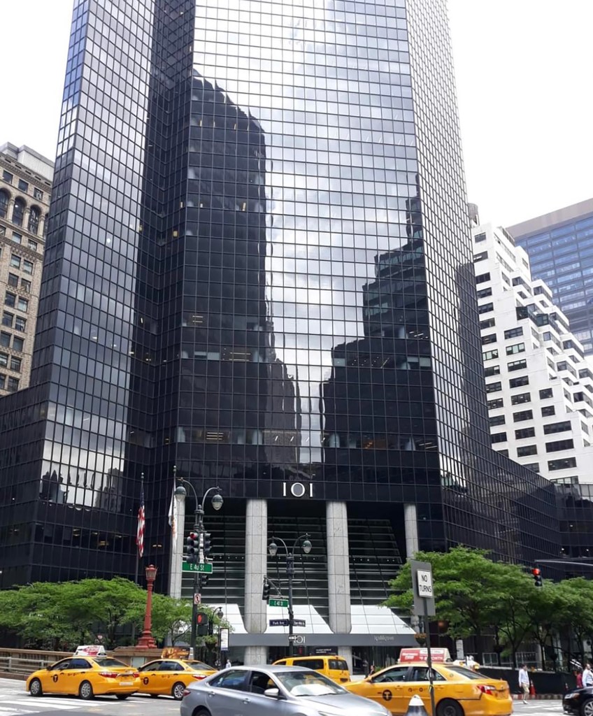 101 Park Ave. of HJ Kalikow, which is almost 90% leased, continues to upgrade the tower equipment.