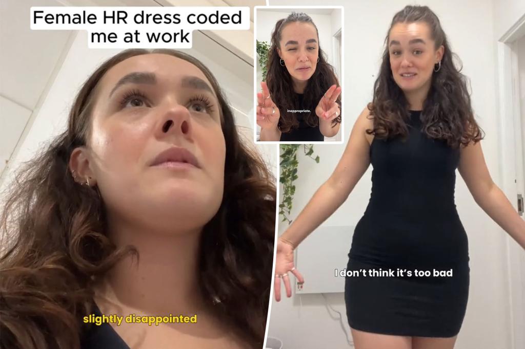 Woman's 'inappropriate' work outfit sparks heated debate - as male colleague weighs in